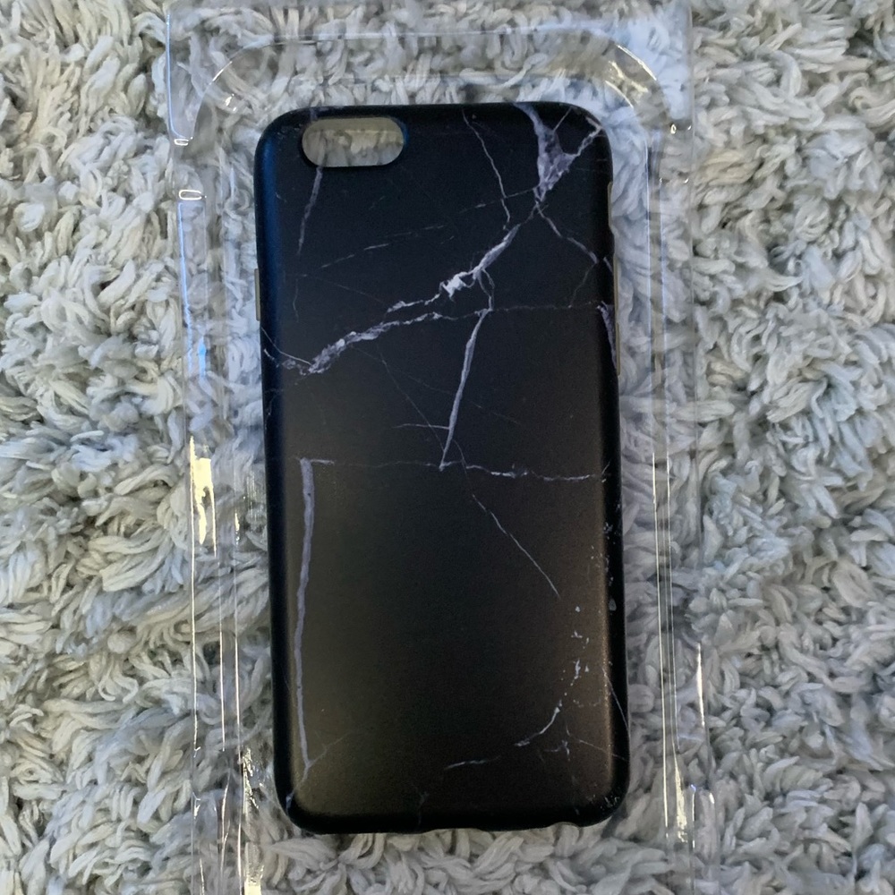 black marble iphone 6/6s case